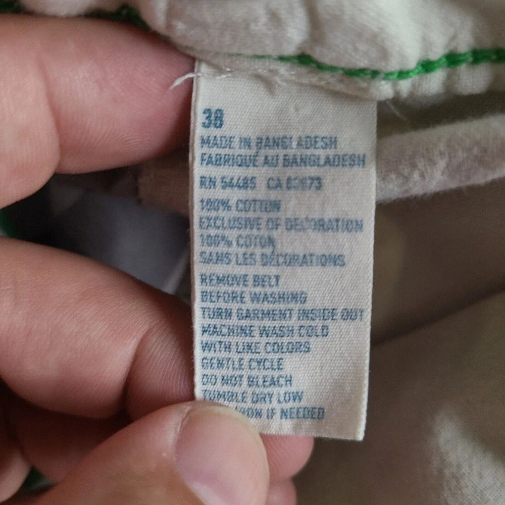 American Eagle‎ Outfitters Shorts Mens 39 Gray Green Check Longer Length